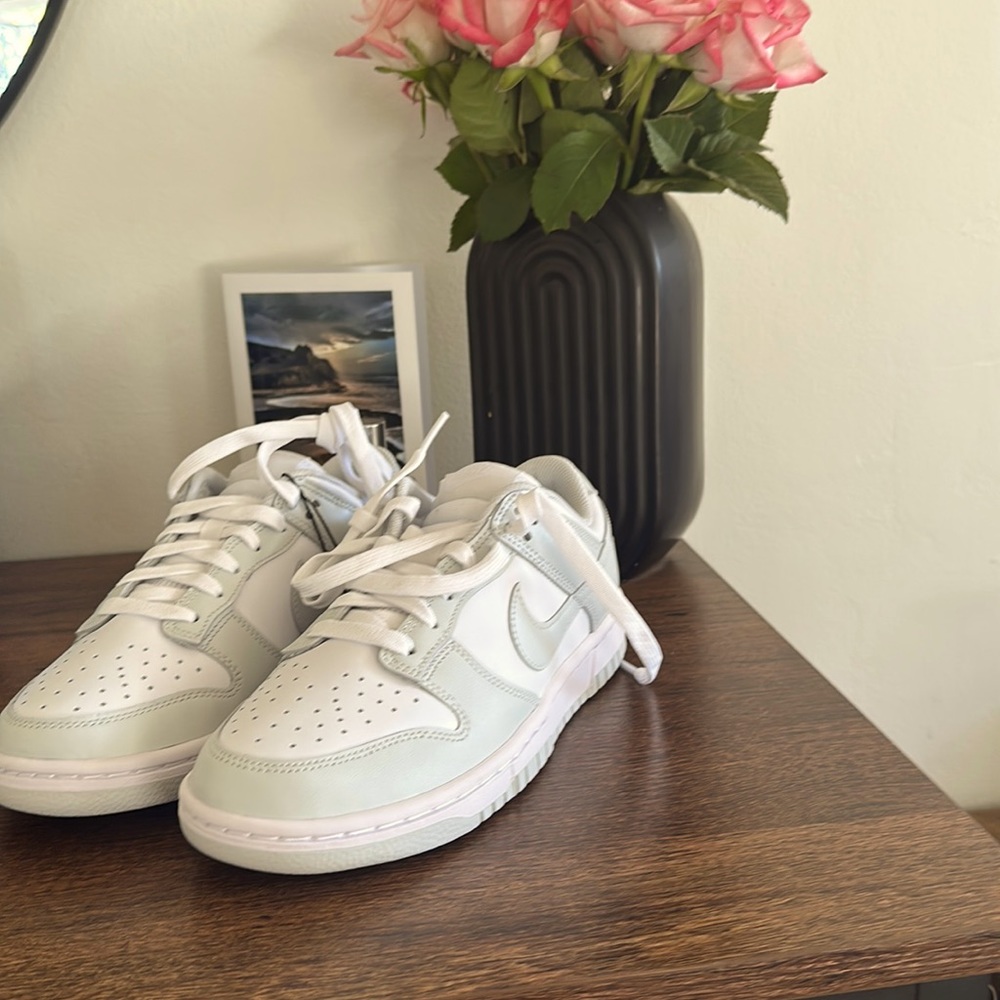 Nike Dunk low White/Photon dust-white, 8US Women